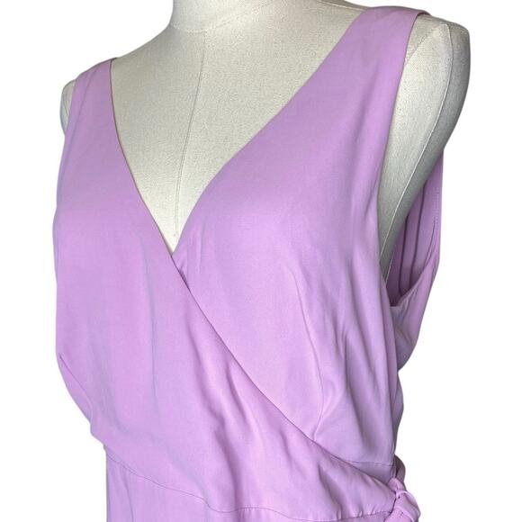 Line & Dot Rona Maxi Wrap Dress size Large - Picture 2 of 5